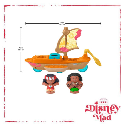 Disney Princess Moana & Maui's Canoe by Little People