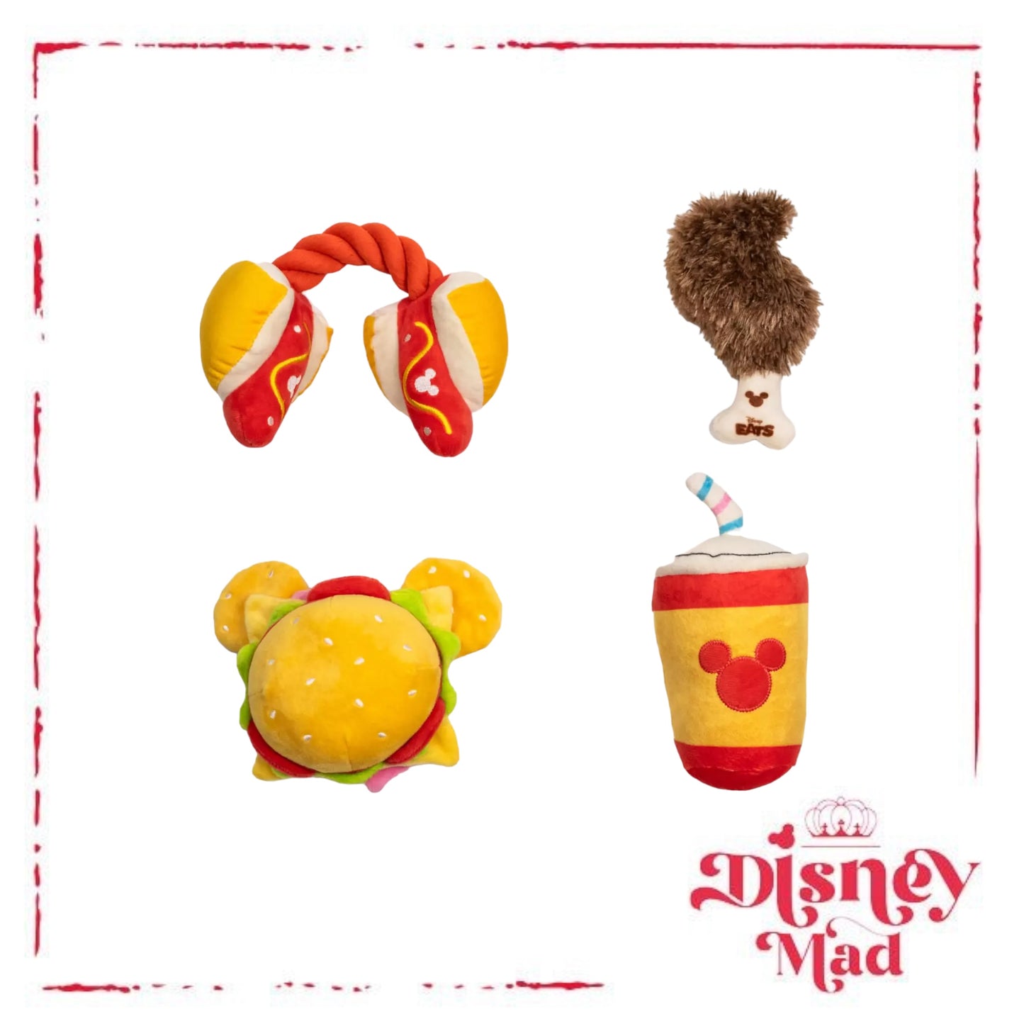 Disney Eats Pet Toy Set