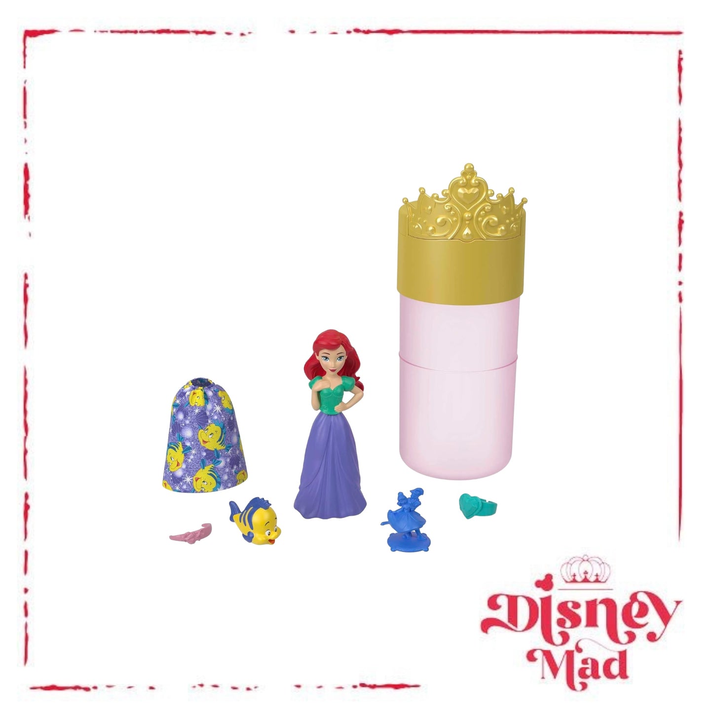 Mattel Disney Princess Toys, Royal Color Reveal Doll with 6 Unboxing Surprises