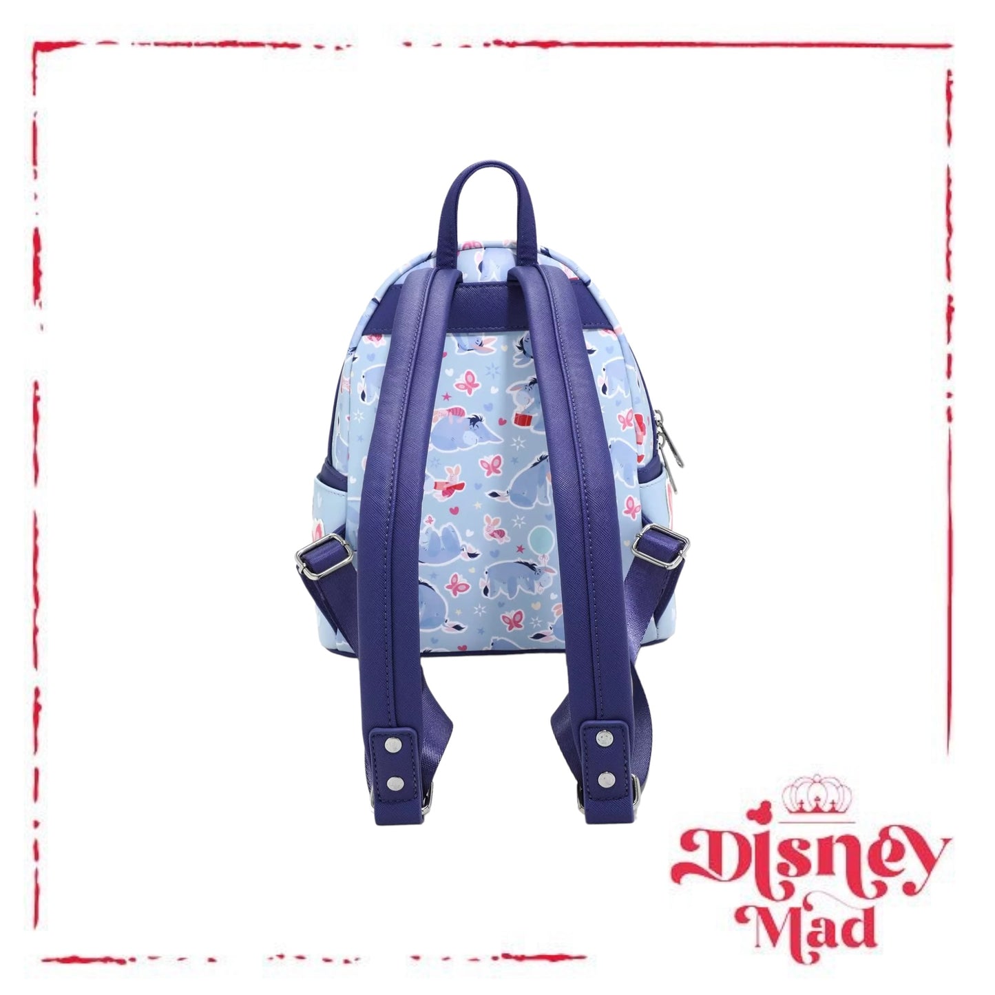 Loungefly Disney Winnie the Pooh Eeyore and Piglet Butterfly Mini Backpack