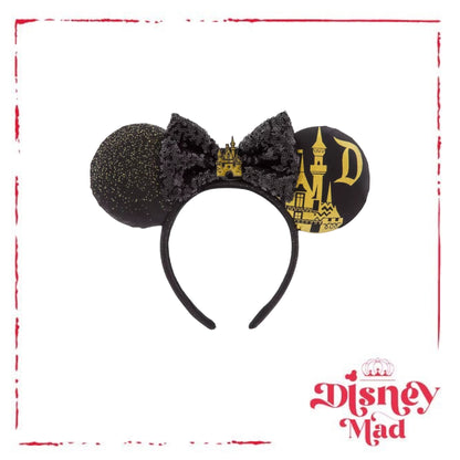 Minnie Mouse Sleeping Beauty Castle Ears Headband Disneyland - Disney Parks