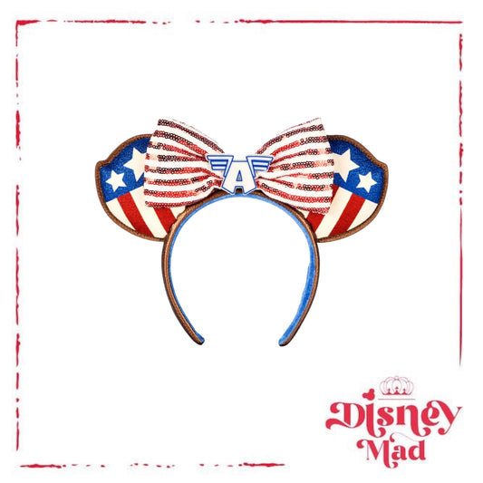 Captain America Ear Headband - Disney Parks