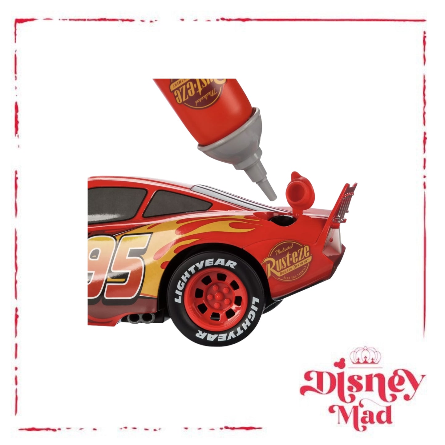 Disney Parks Cars Lightning McQueen Bubble RC Car