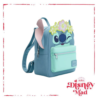 Loungefly Disney Stitch Flower Crown Mini Backpack