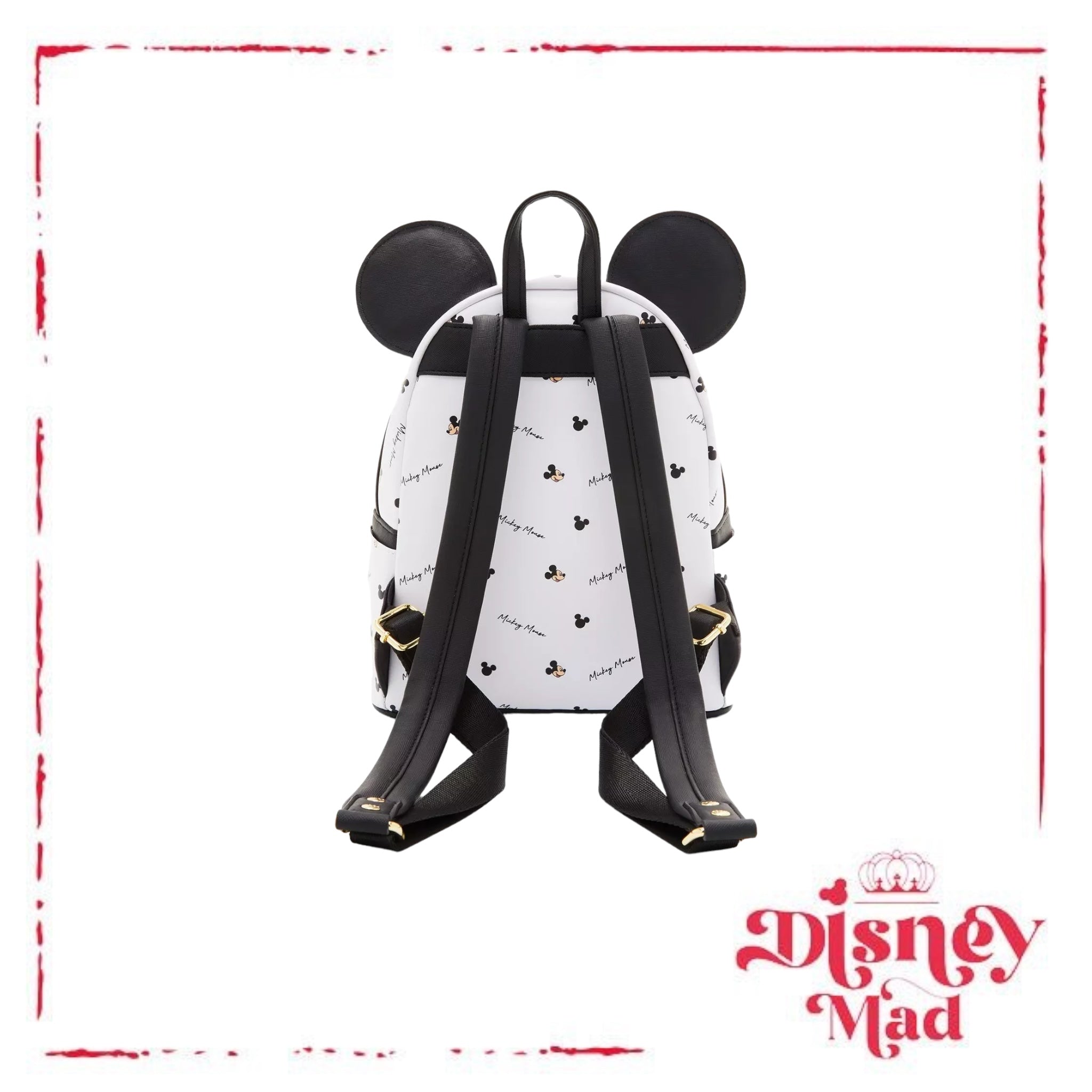 Loungefly Disney Mickey Mouse Signature Allover Print Mini Backpack