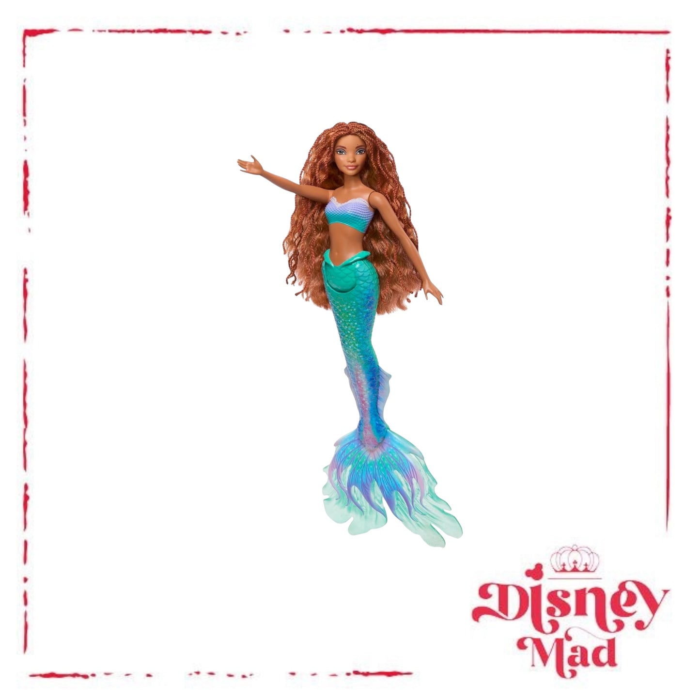 Mattel Disney The Little Mermaid Ariel Doll, Mermaid Fashion Doll with Signature Outfit