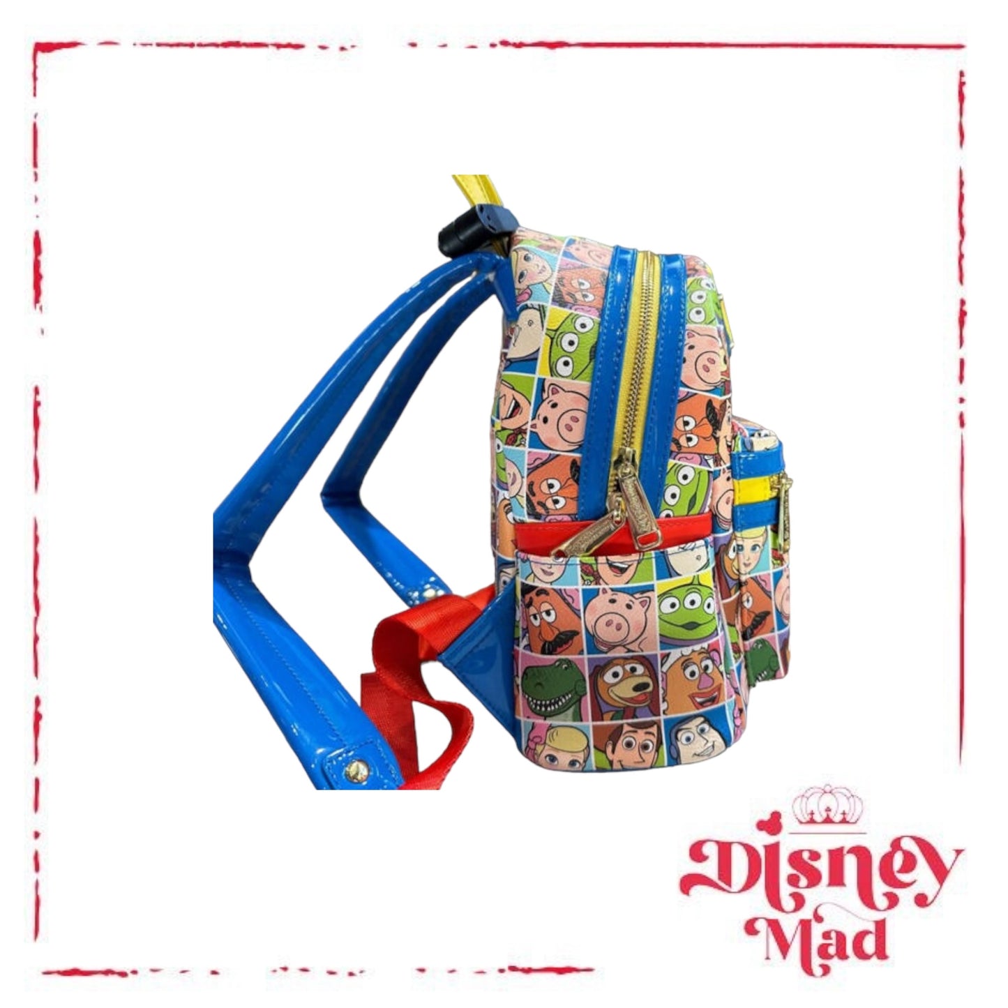 Disney Parks Loungefly Mini Backpack - Toy Story Character Squares