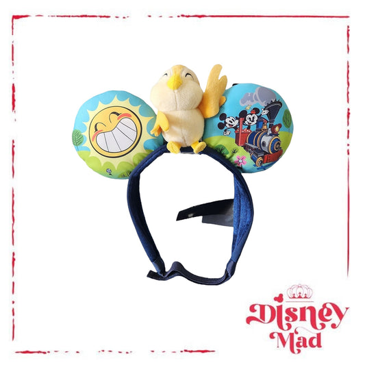 Disney Parks Mickey & Minnie Mouse Chuuby Bird Runaway Railway Ears Headband