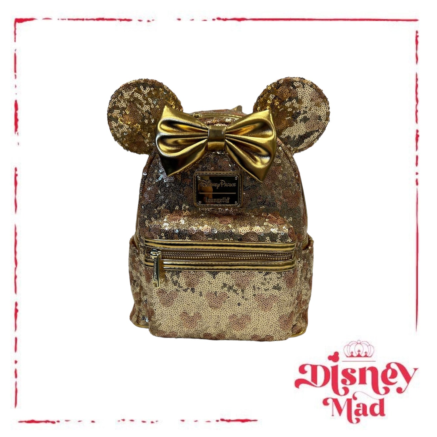 Disney Loungefly Golden Minnie Backpack - Disney Parks