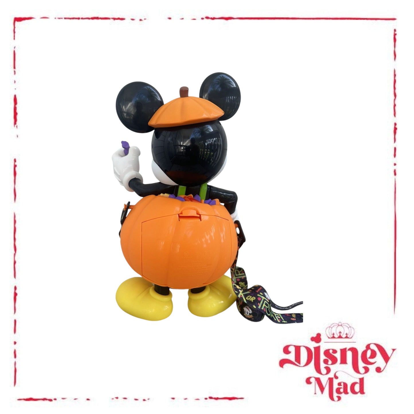 Disney Parks 2024 Halloween Pumpkin Mickey Mouse Jack-O-Lantern Popcorn Bucket