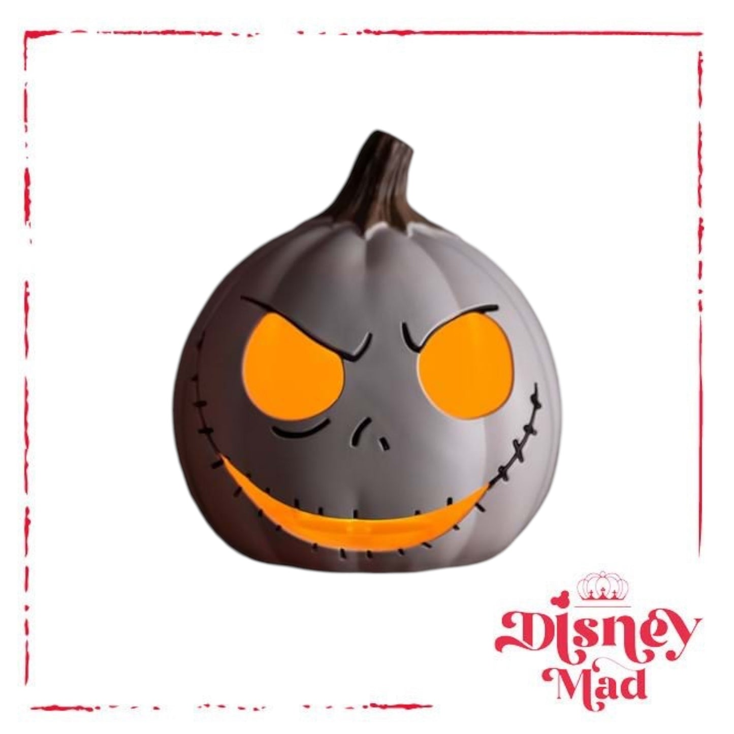 Jack Nightmare Before Christmas Light Up Mini Pumpkin