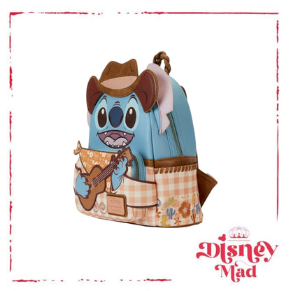 Loungefly Stitch Western Cowboy Cosplay Mini Backpack