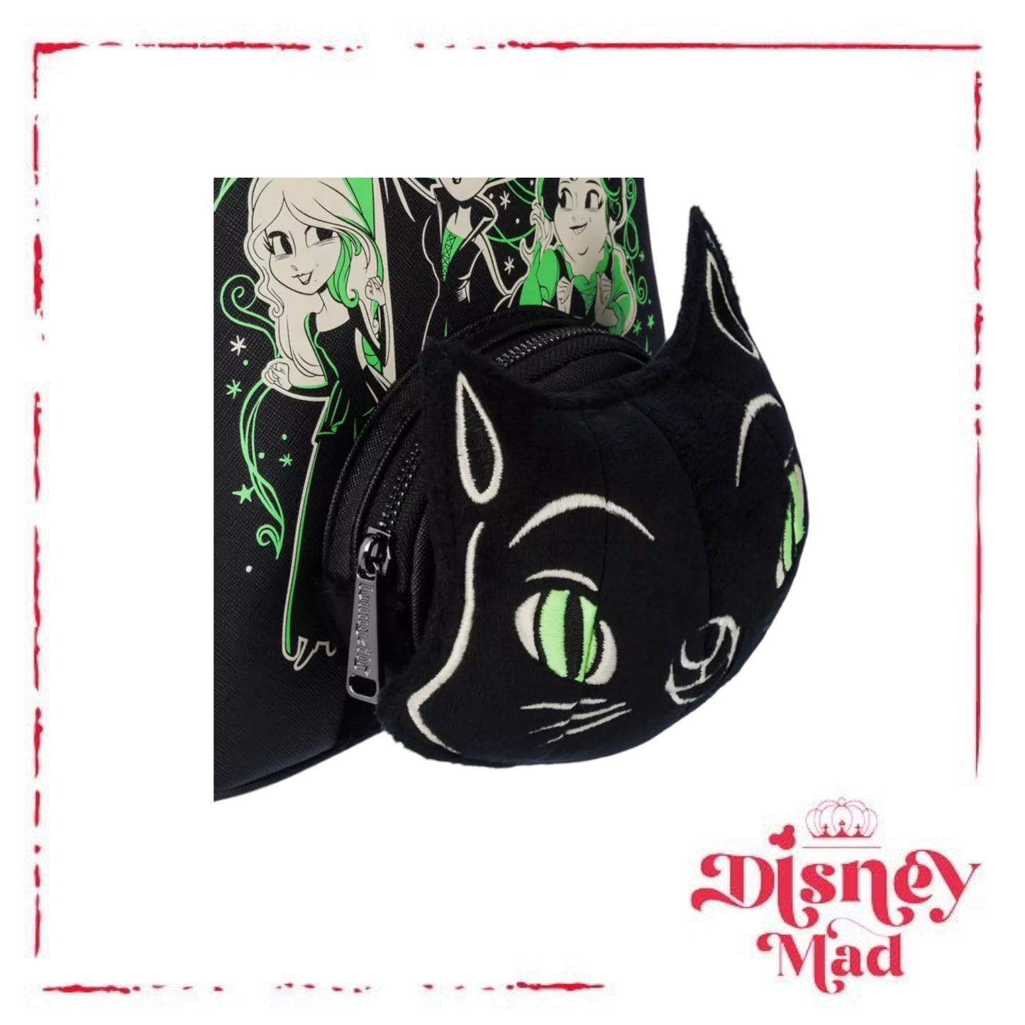 Hocus Pocus Glow-in-the-Dark Loungefly Mini Backpack