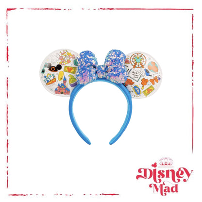 Disney Parks WDW Play in the Park Mickey Mouse Ears Headband