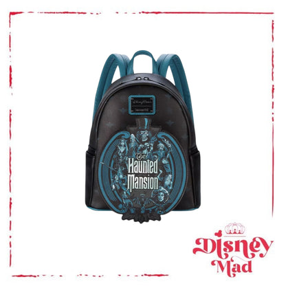 The Haunted Mansion Glow-in-the-Dark Loungefly Mini Backpack Disney Parks