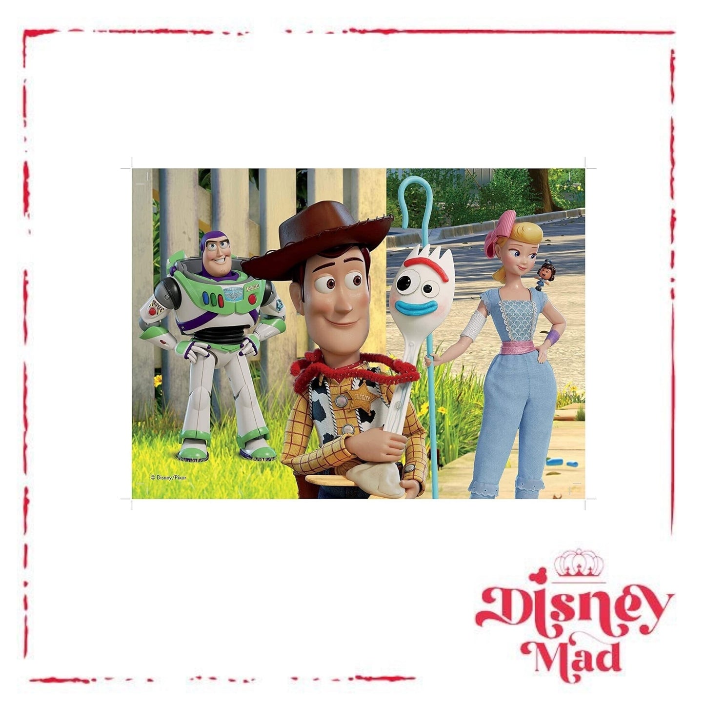 4 in 1 Disney Toy Story 4 Jigsaw Puzzle
