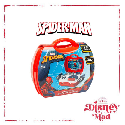 Spider-Man Handyman Suitcase 19 Piece Tool Set