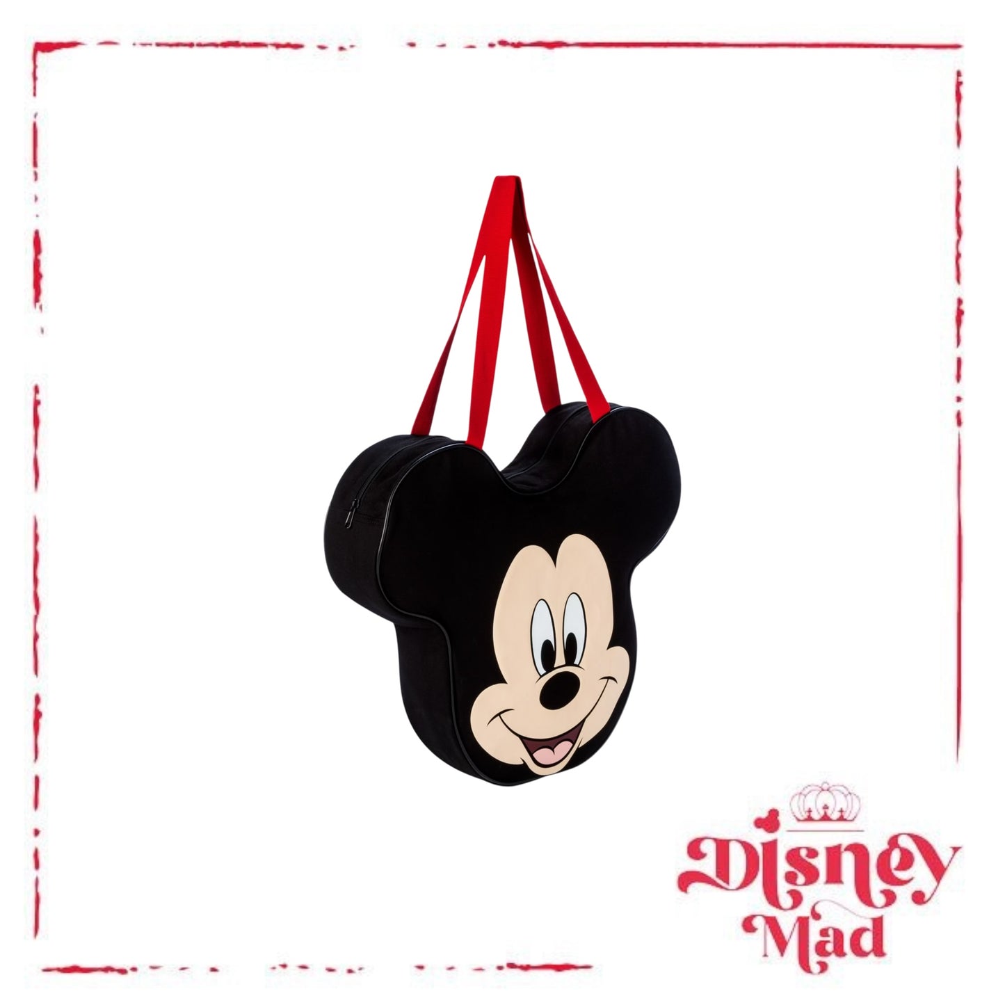 Mickey Mouse Big Face Canvas Tote Bag - Disney Parks