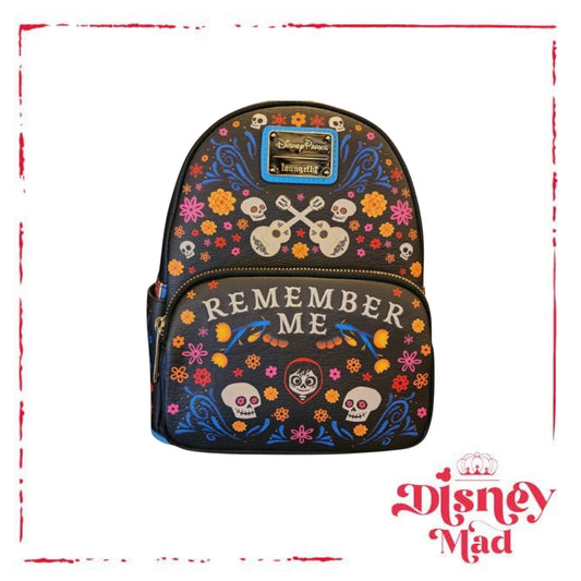 Disney Parks Pixar Coco Remember Me Miguel Loungefly Mini Backpack