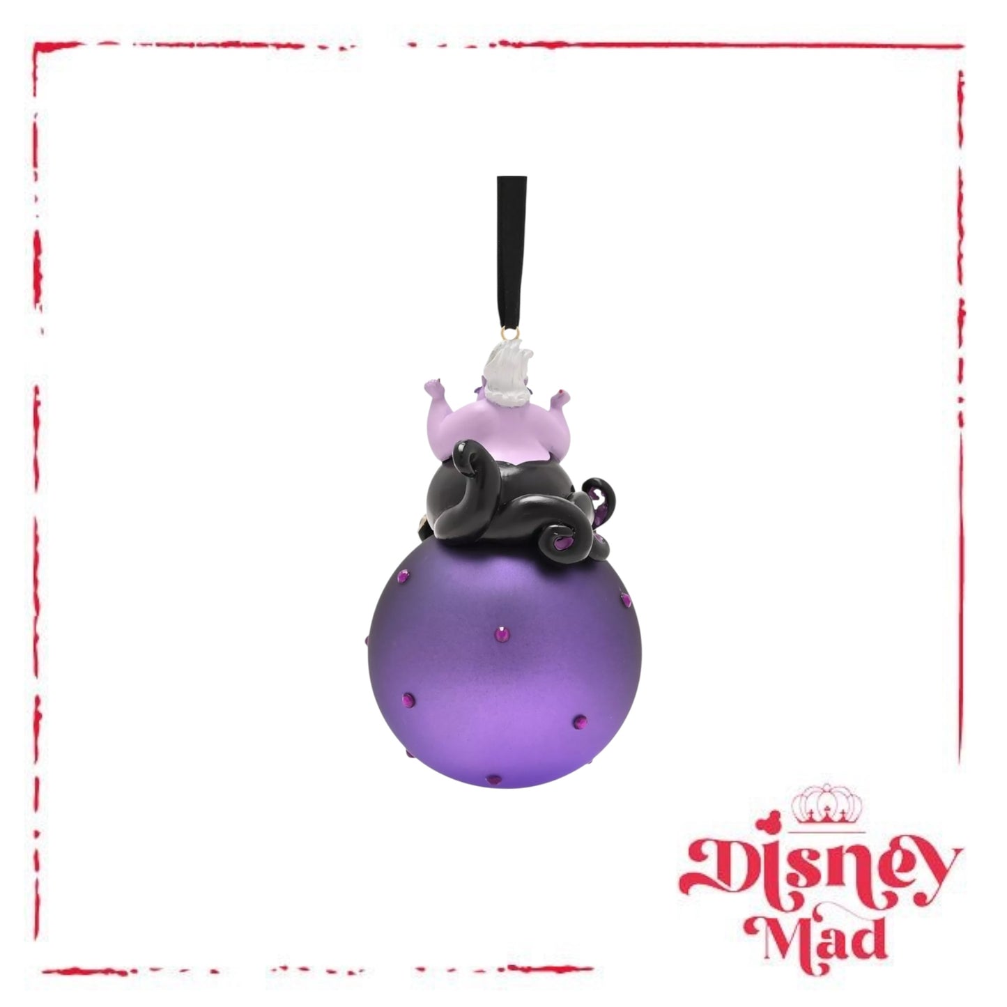 Disney Ursula On A Glass Bauble