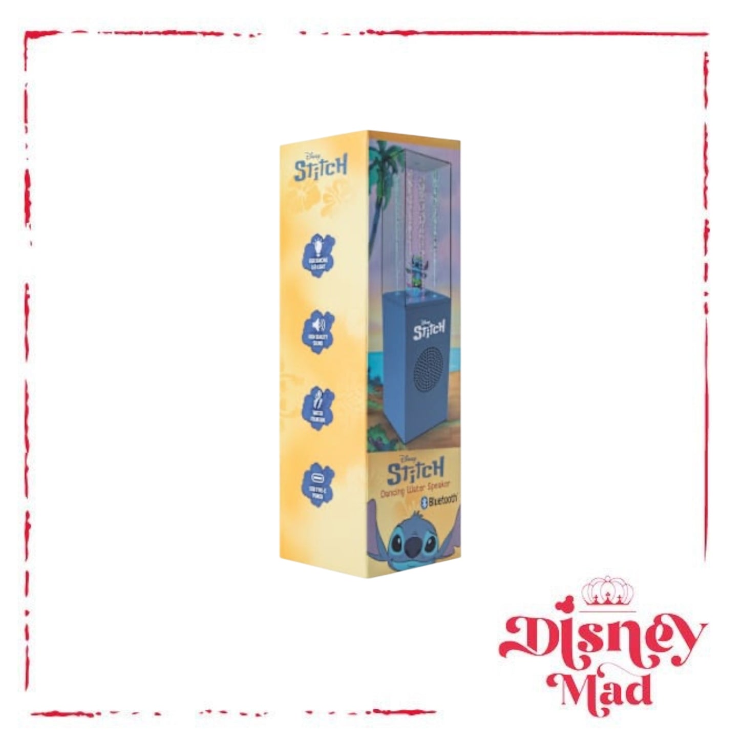 Disney Stitch Bluetooth® Wireless Dancing Water Speaker