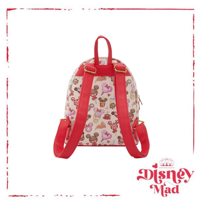 Loungefly Disney Mickey Mouse & Minnie Mouse Treats Mini Backpack