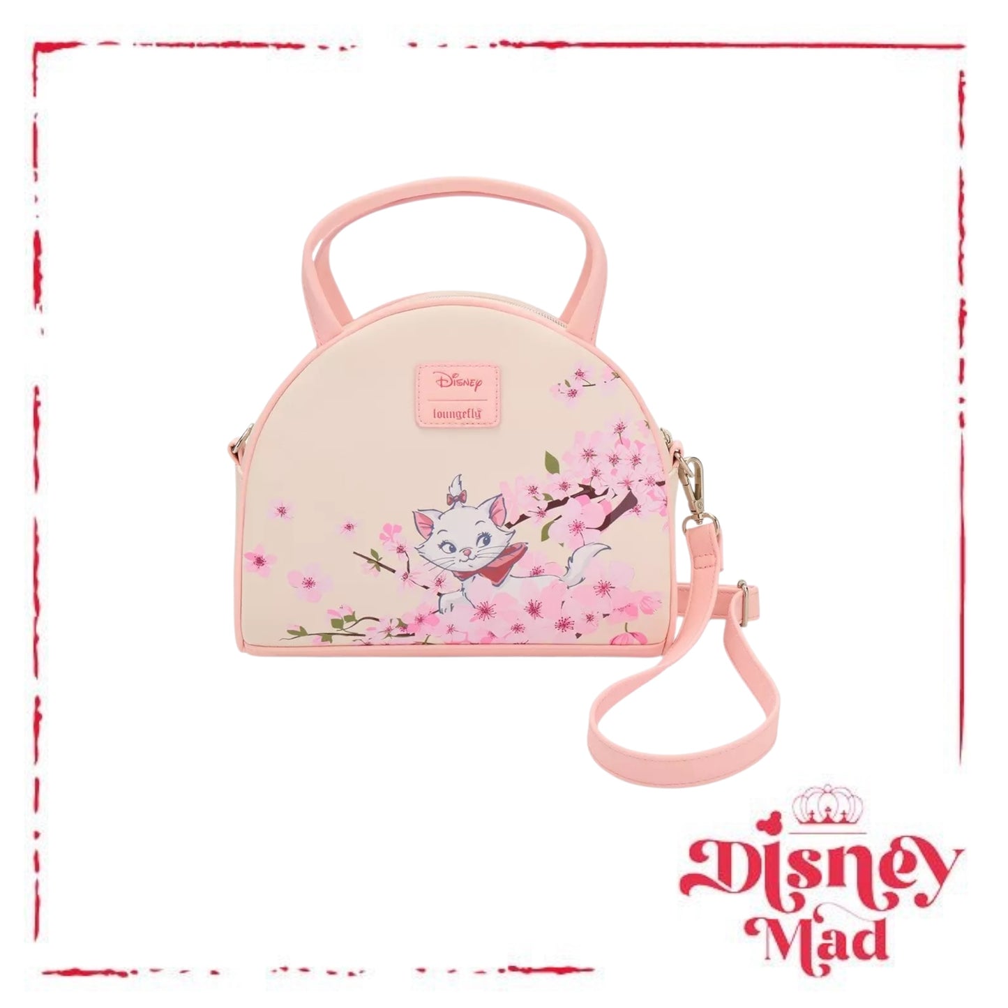 Loungefly Disney The Aristocats Kittens Cherry Blossom Dome Crossbody Bag