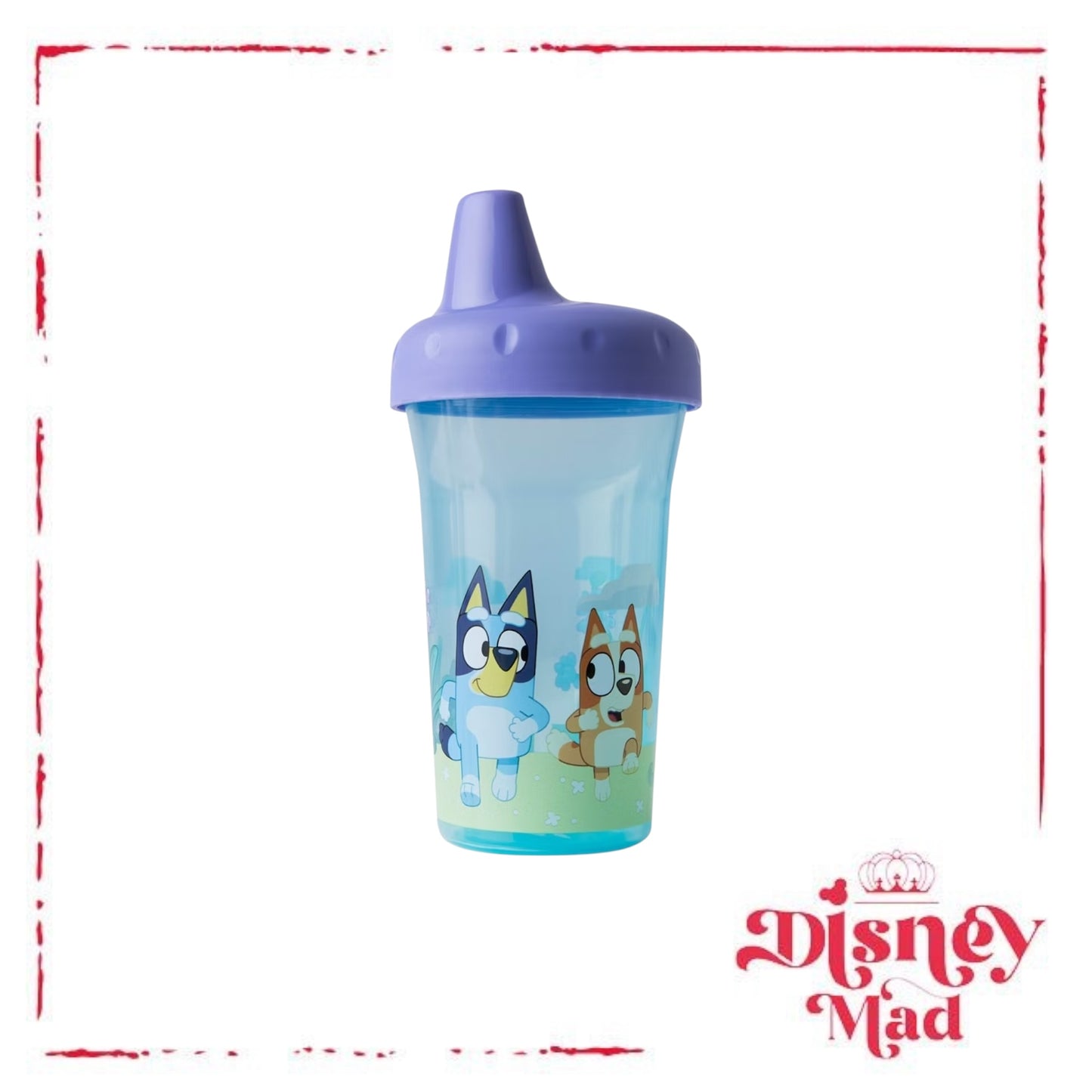 Bluey The First Years 9oz Plastic Sippy Bin Cup
