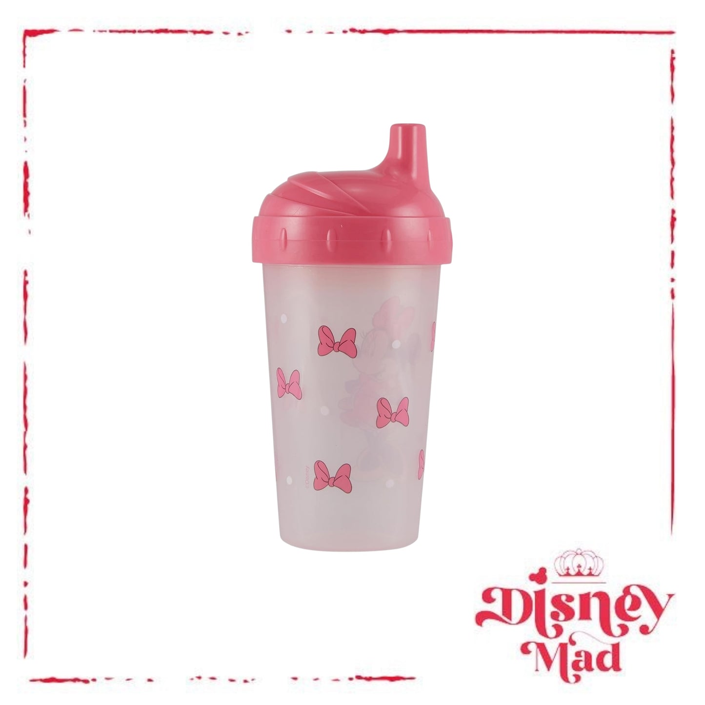 Disney 10 Ounce Minnie Mouse Sippy Cup Pack of Two