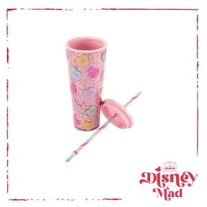 Mickey and Minnie Mouse Valentine's Day 24 oz. Starbucks® Travel Tumbler with Straw