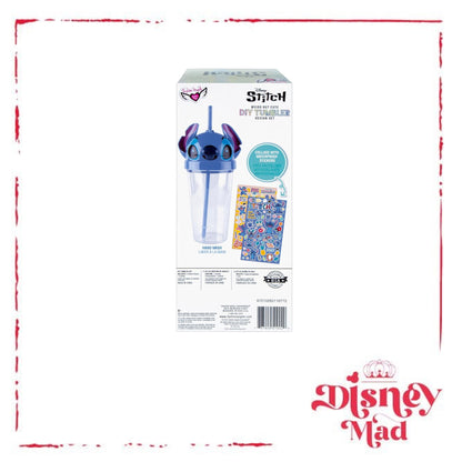 Disney Stitch Tumbler Design Kit - Includes 16 oz Experiment 626 Tumbler and 100 Waterproof Lilo and Stitch Stickers