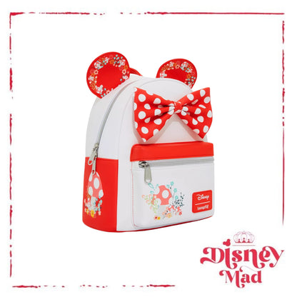 Loungefly Disney Minnie Mouse Mushroom Floral Mini Backpack