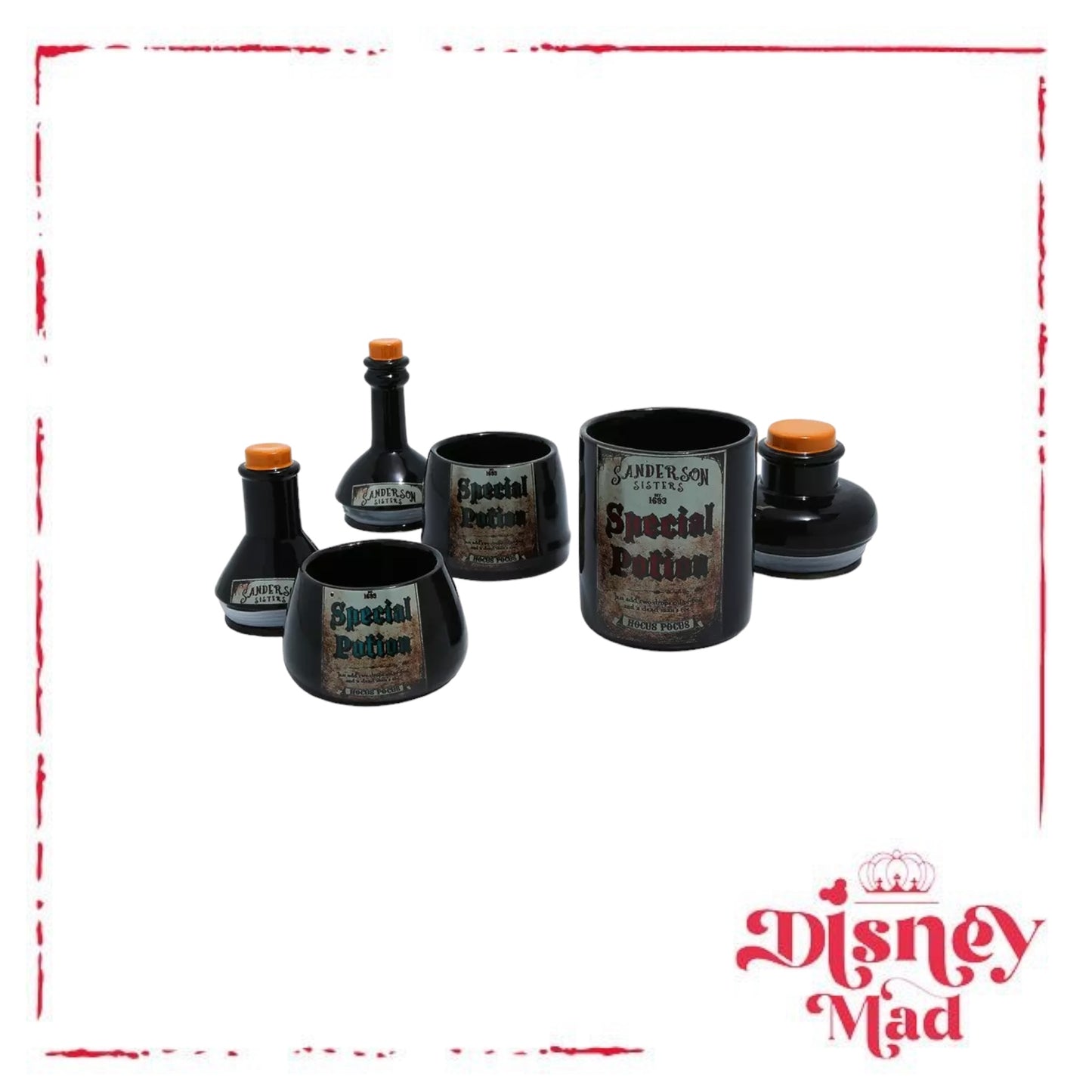 Disney Hocus Pocus Potion Storage Jars