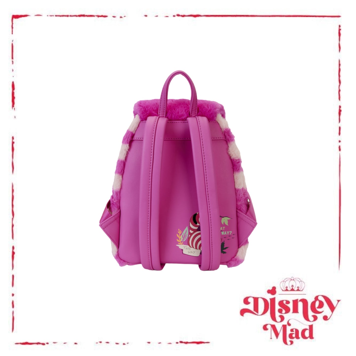 Alice In Wonderland Exclusive Cheshire Cat Plush Light Up Mini Backpack