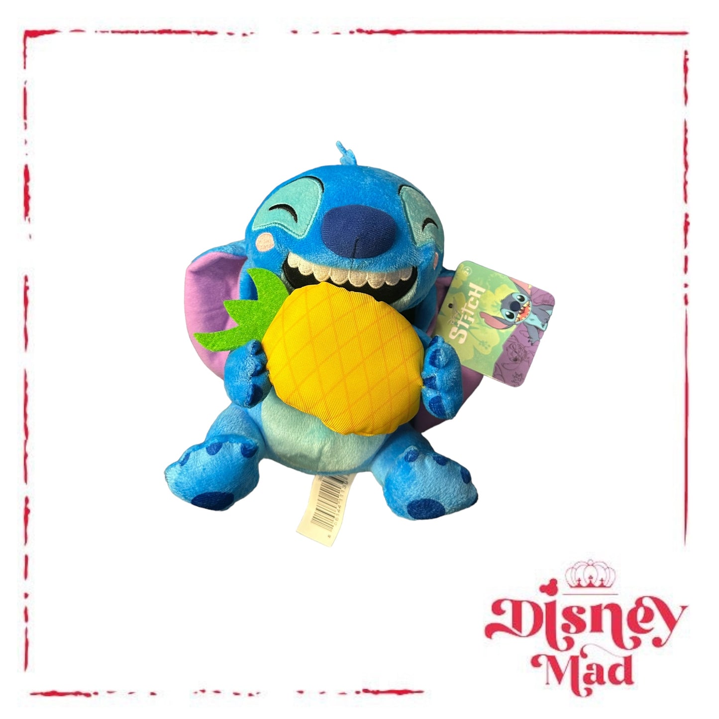 Disney Stitch With Pineapple Plush 6 Inch