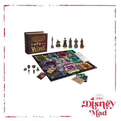 Disney Clue Game - Disney Villains - Disney Theme Park Edition