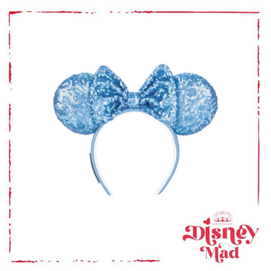Loungefly Minnie Mouse Blue Hydrangea Colour Story Ears Headband - Disney Parks