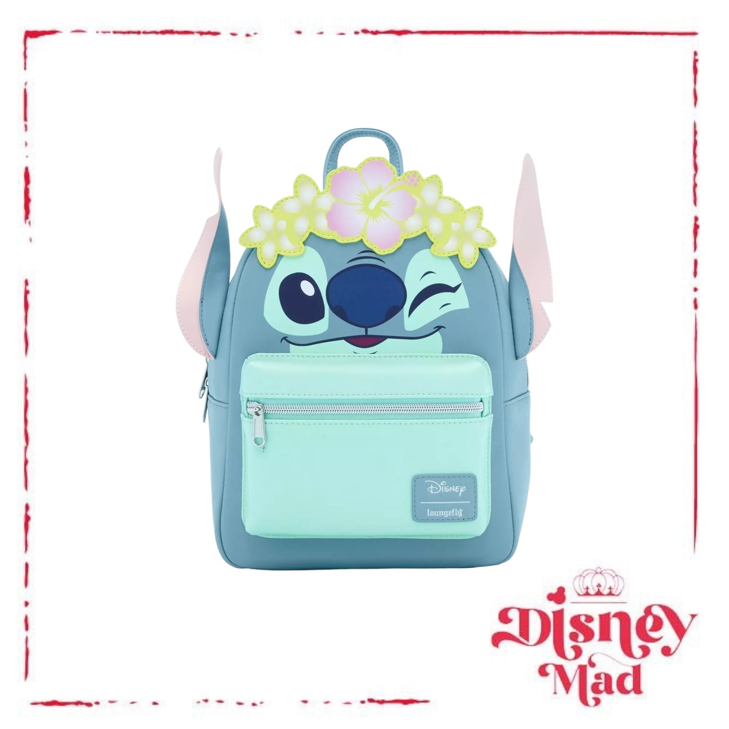 Loungefly Disney Stitch Flower Crown Mini Backpack