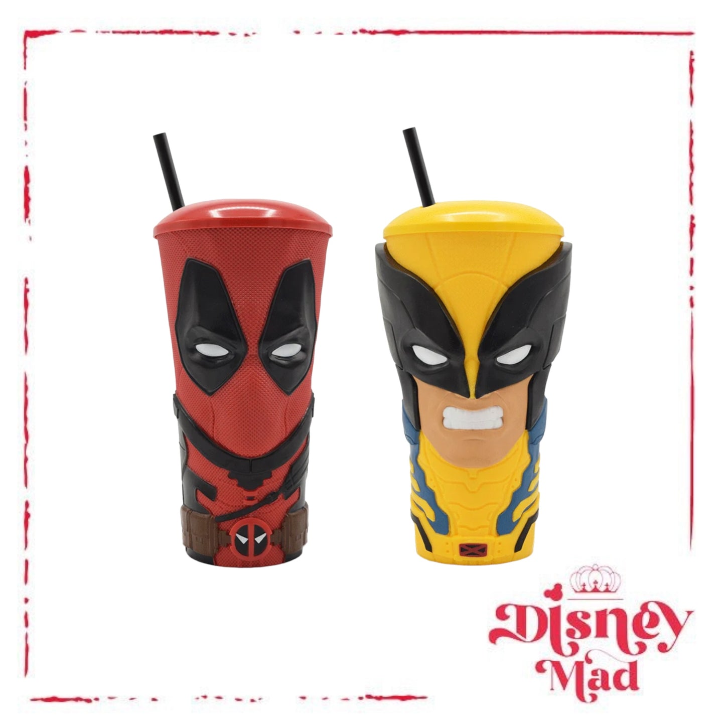 Deadpool & Wolverine: Set of 2 Gripper Cups