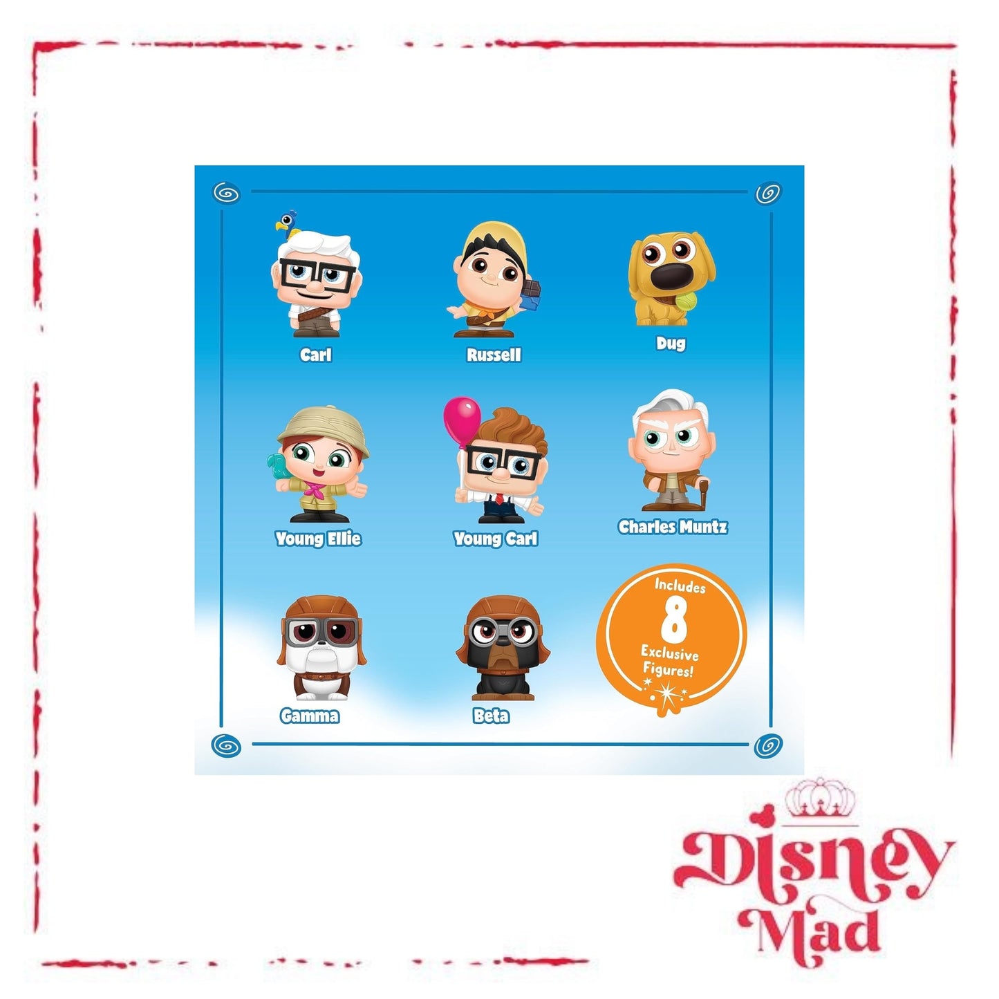 Disney Doorables NEW Up Collector Pack, Collectible Blind Bag Figures