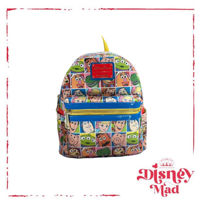 Disney Parks Loungefly Mini Backpack - Toy Story Character Squares