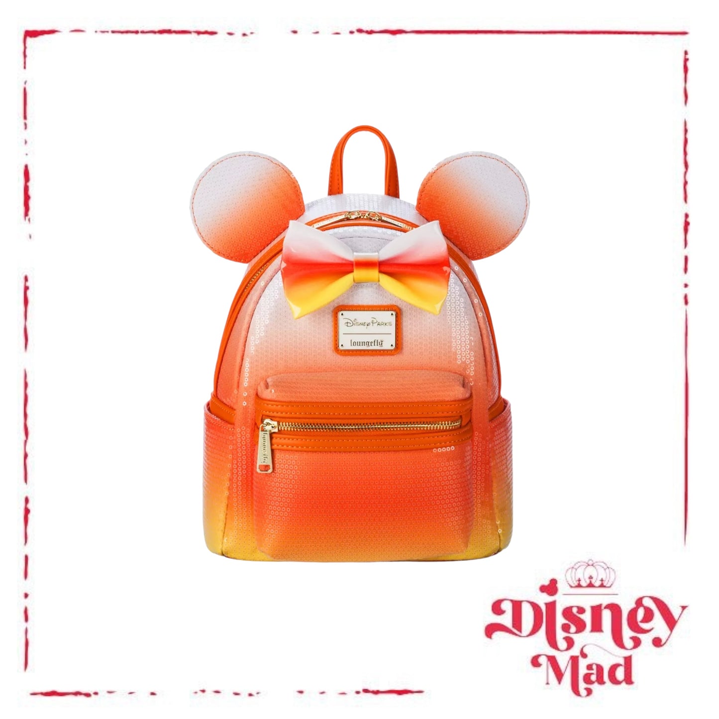 Halloween Candy Corn Loungefly Mini Backpack - Disney Parks