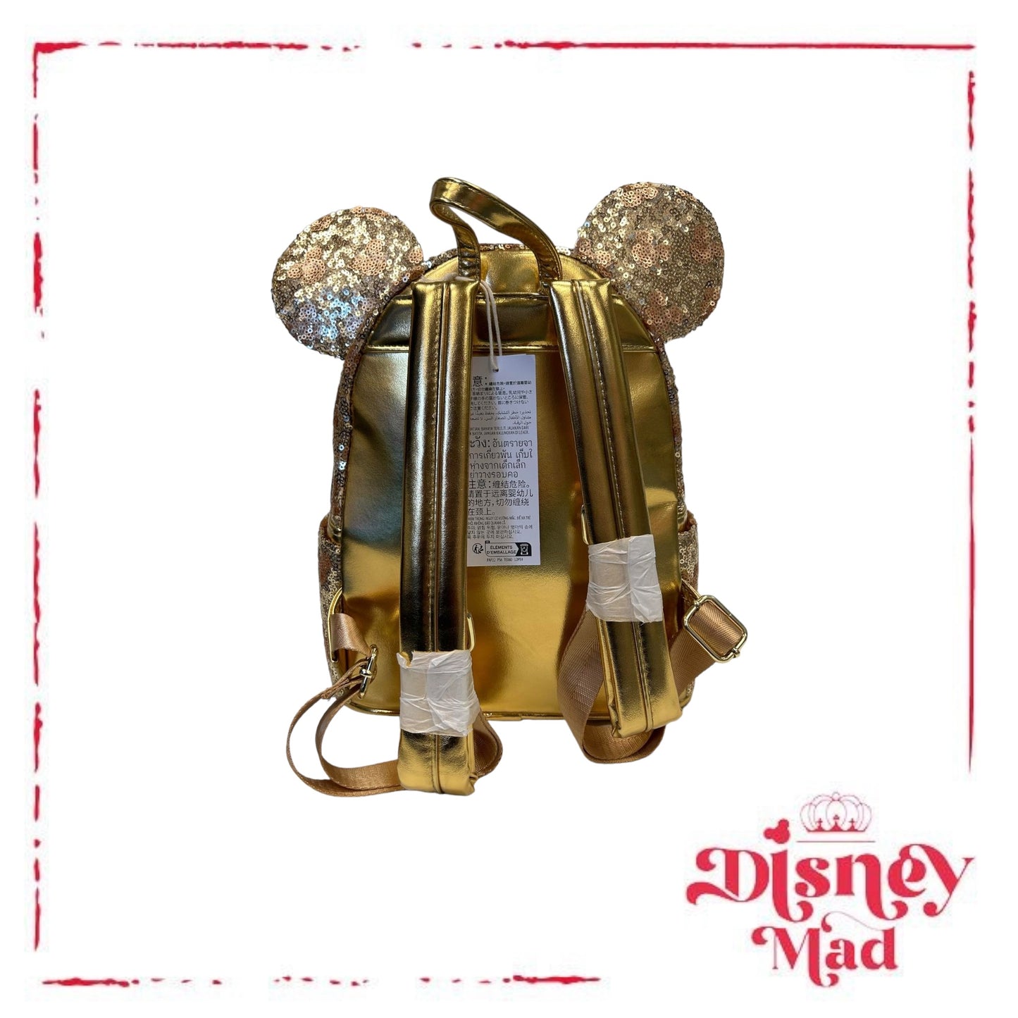 Disney Loungefly Golden Minnie Backpack - Disney Parks