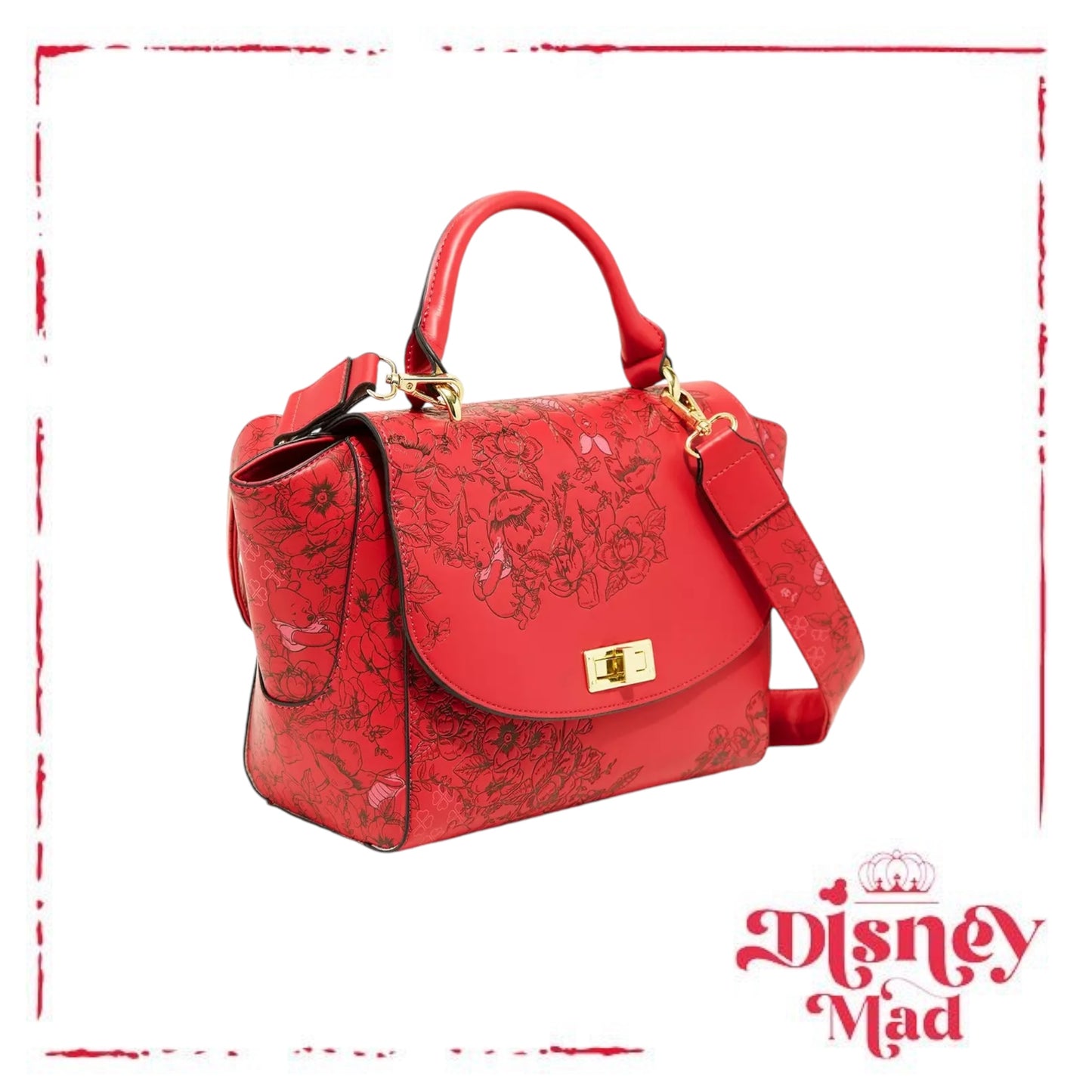 Loungefly Disney Winnie the Pooh Floral Handbag