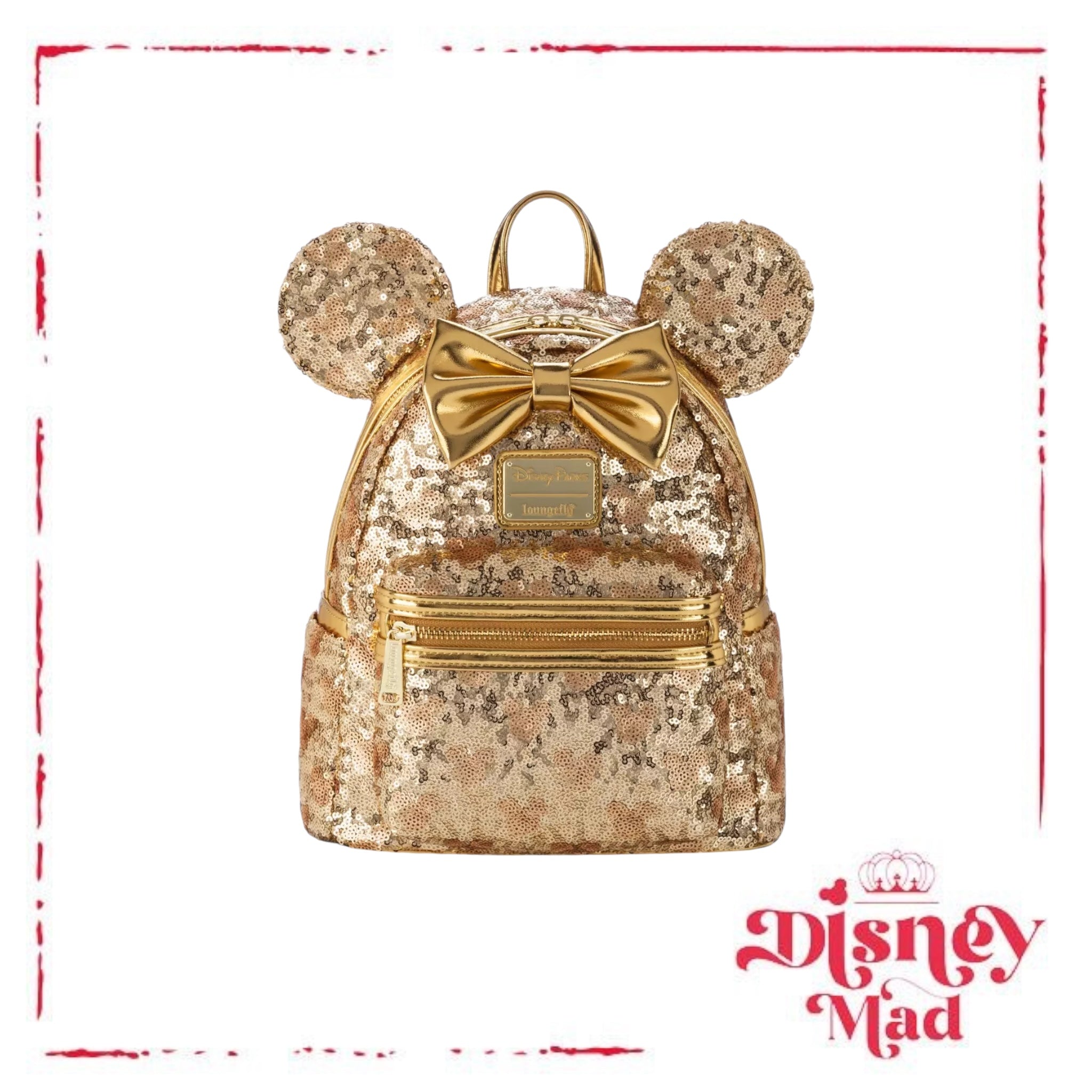 Disney gold backpack on sale