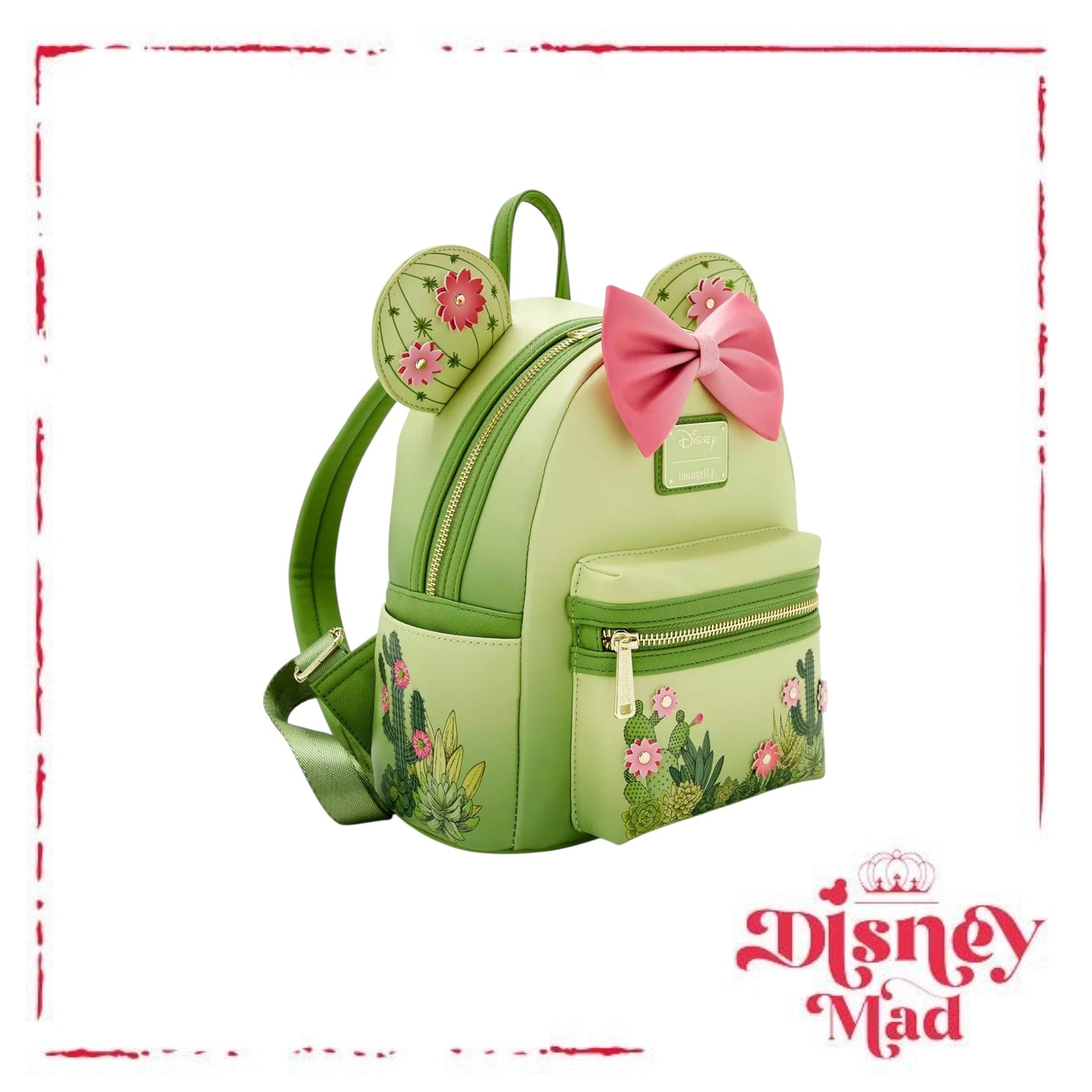 Loungefly Disney Minnie Mouse Cacti Ears Mini Backpack