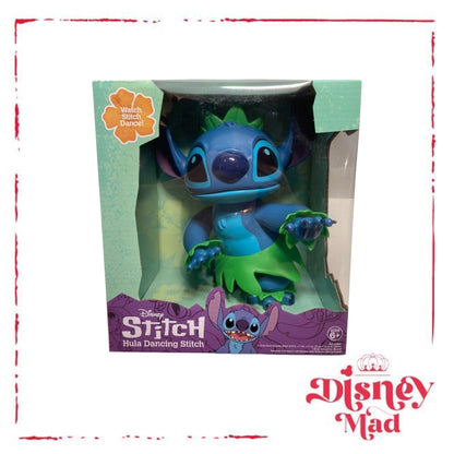 Disney Lilo & Stitch Hula Dancing Stitch Doll Animated Figure Toy 9”