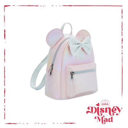 Loungefly Disney Minnie Mouse Pink Pearl Mini Backpack