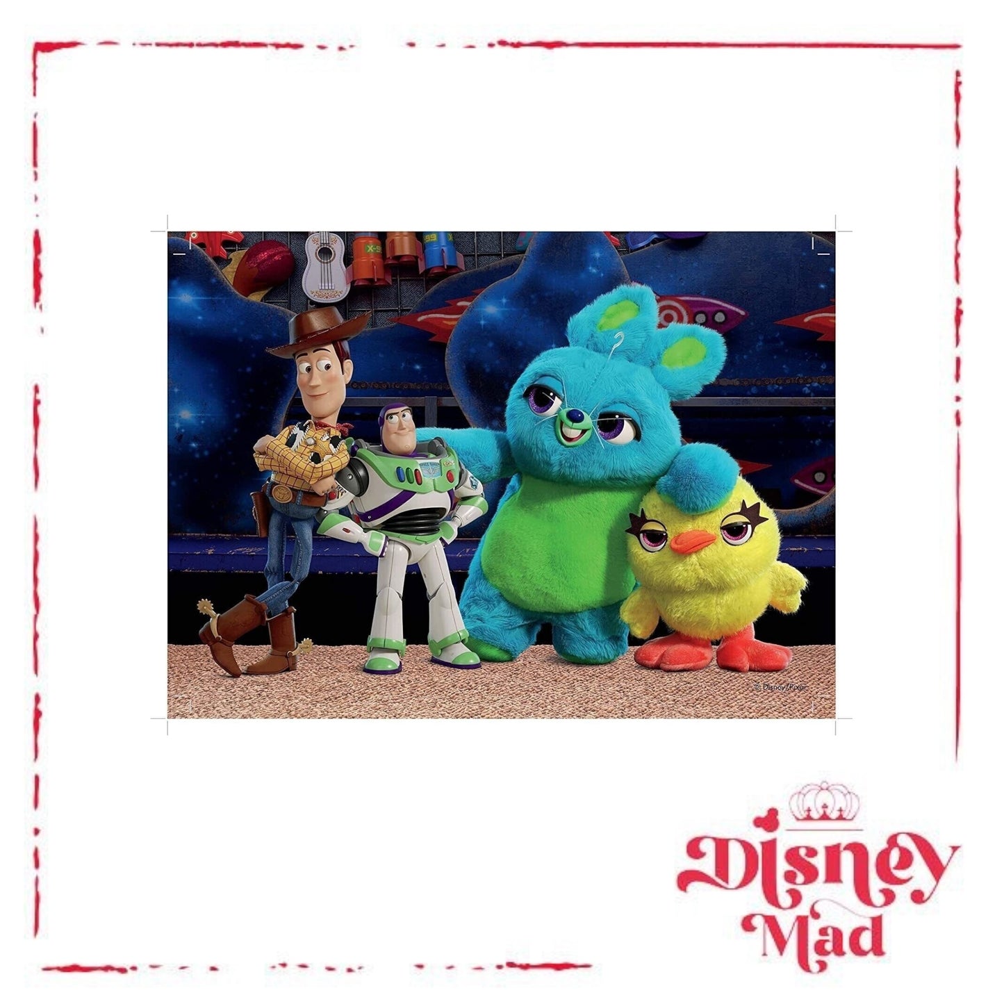 4 in 1 Disney Toy Story 4 Jigsaw Puzzle