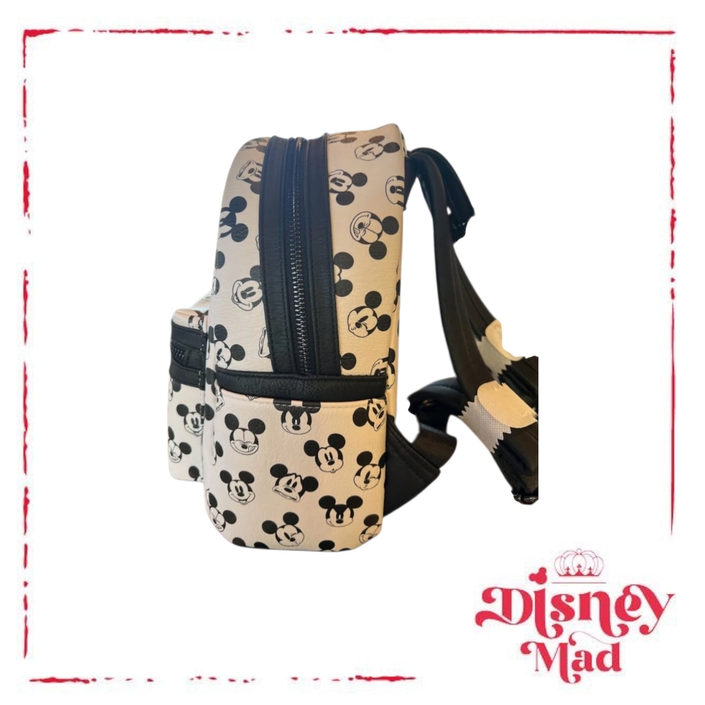 Disney Parks Mickey Mouse Faces Backpack